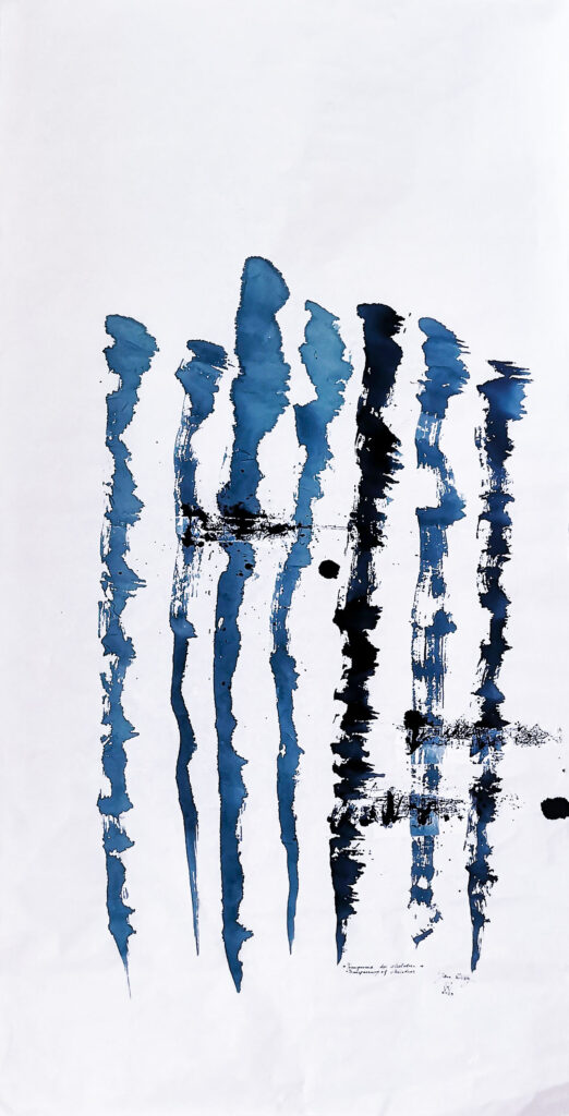 Das Bild "Transparency of Melodies / Transparenz der Melodien" von Jana Wilsky