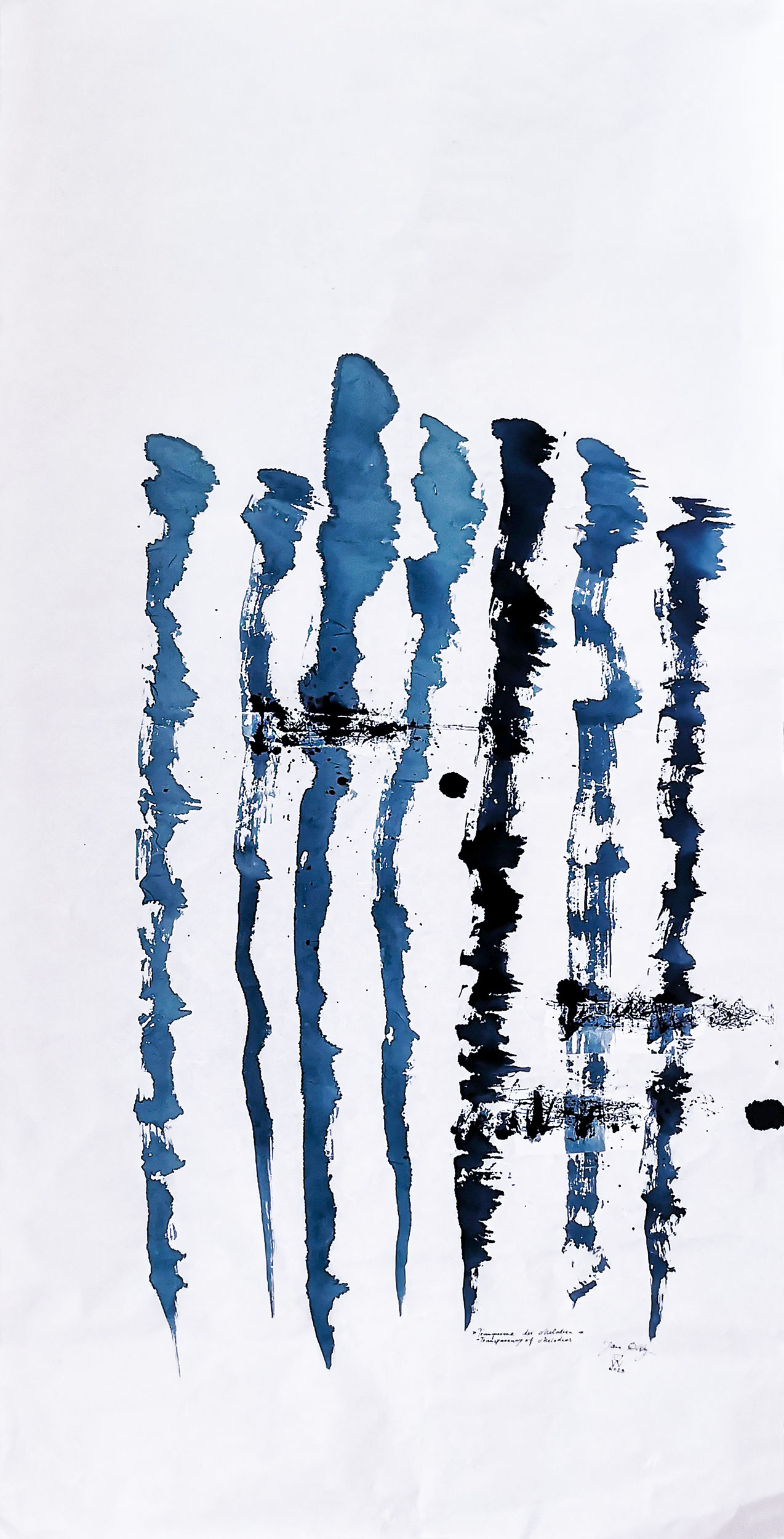 Das Bild "Transparency of Melodies / Transparenz der Melodien" von Jana Wilsky