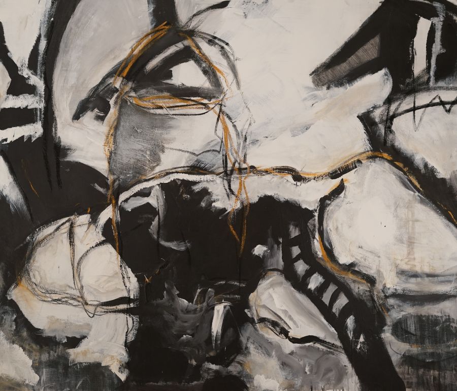 Das Bild zeigt das Kunstwerk der deutschen Künstlerin Andrea Wildner mit dem Titel Mittagsmartini