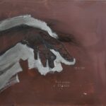 Weaam El-Masry	Ägypten	Crucification	Triptychon, Mischtechnik auf Leinwand, 120 x 100 cm + 2 x 60 x 80 cm	