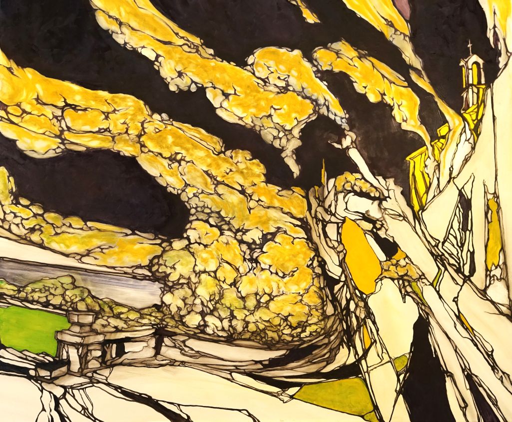 Kunstwerk mit dem Titel Ybbs next to the Danube