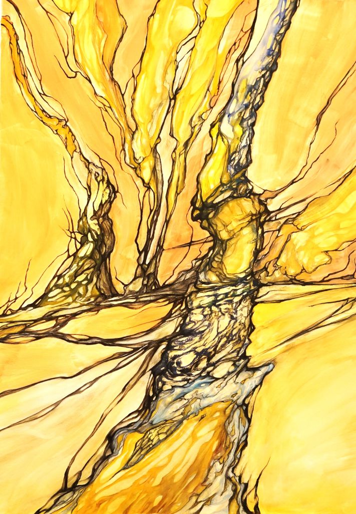 Werk mit dem Titel Dried out trees