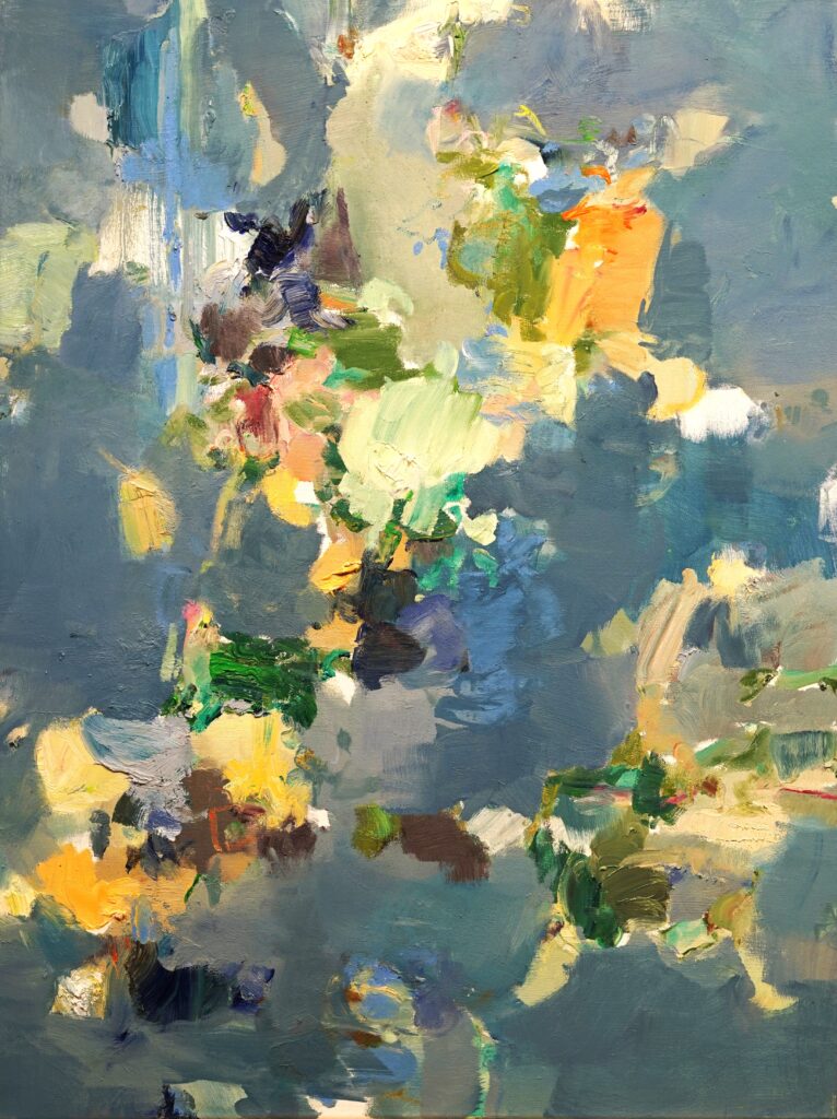 Das Kunstwerk trägt den Titel "Uferzonen I"