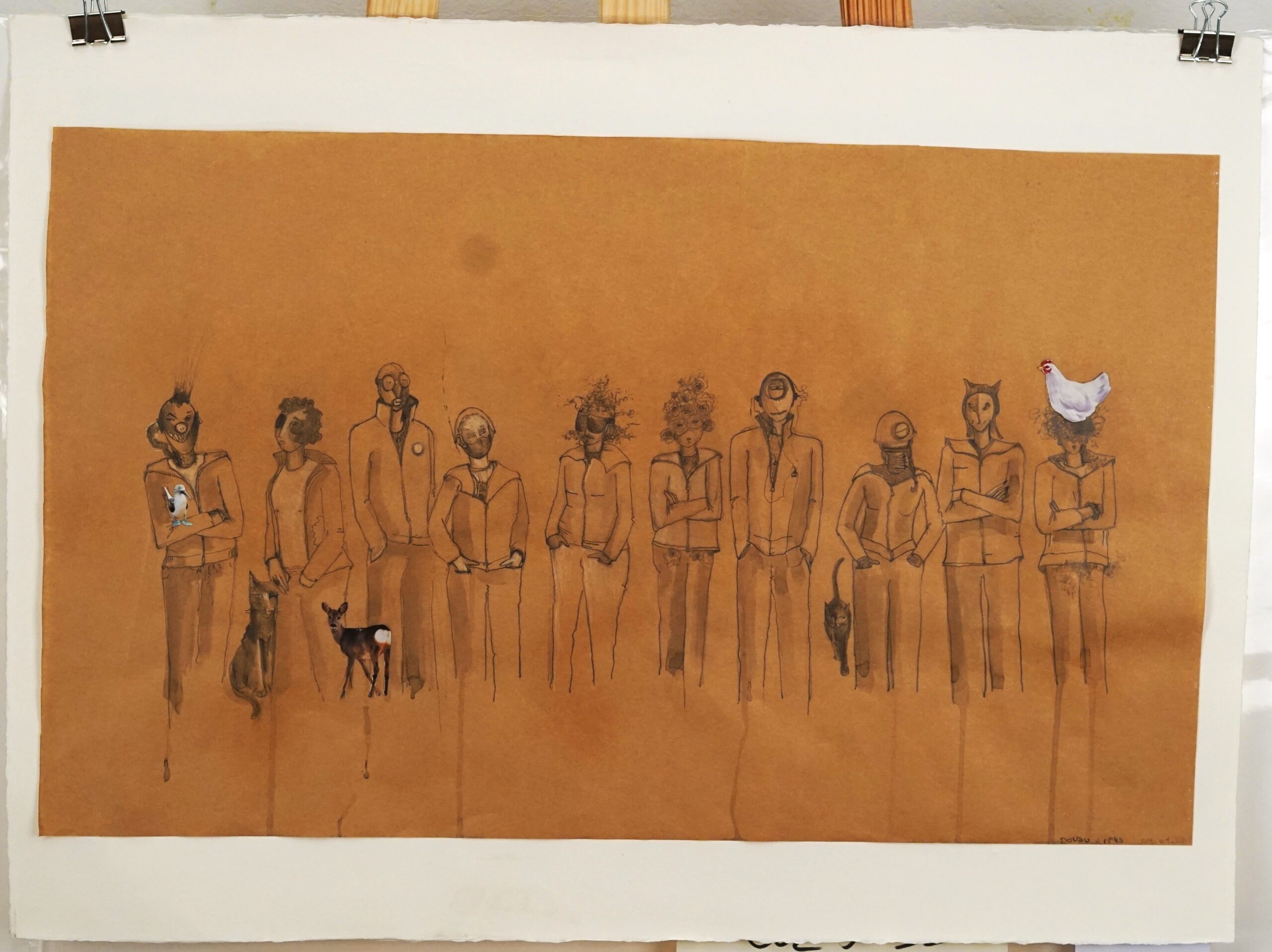 Das Bild trägt den Titel "Donau Reha"