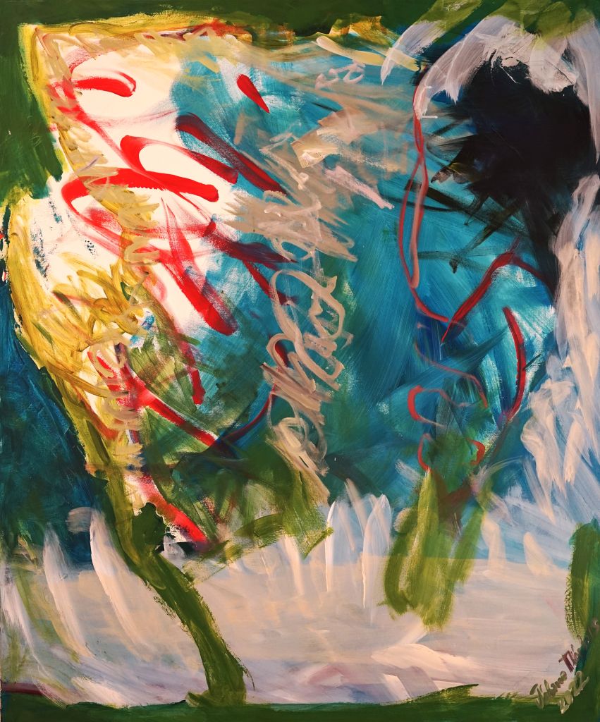 Kunstwerk mit dem Titel Wie der Fliederbusch