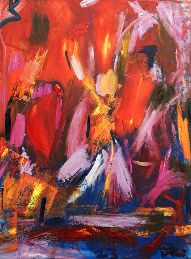 Kunstwerk mit dem Titel Im Zirkus