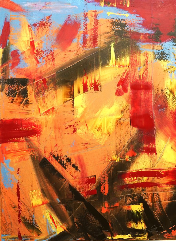 Kunstwerk mit dem Titel Was ist Malerei? Es gibt sie nicht. Es ist Magie