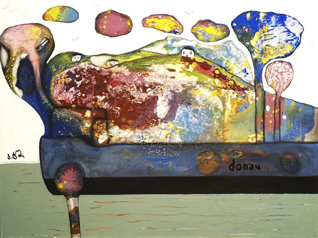 Kunstwerk mit dem Titel Donau