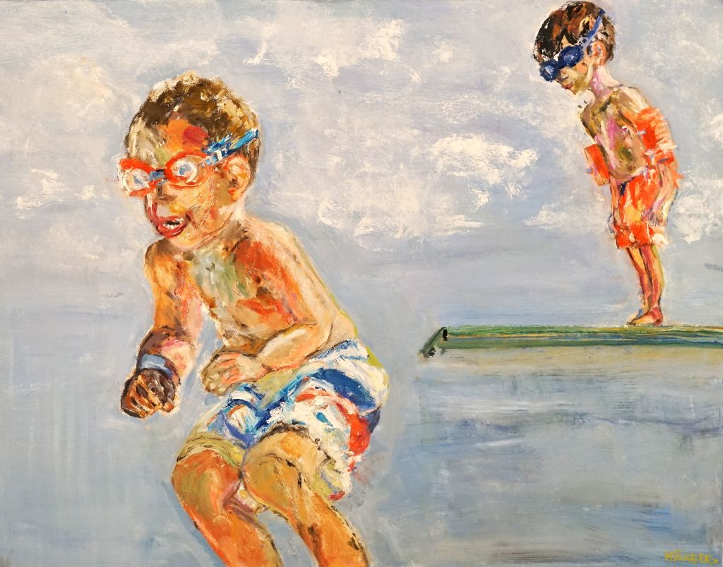 Kunstwerk mit dem Titel Über mich hinaus