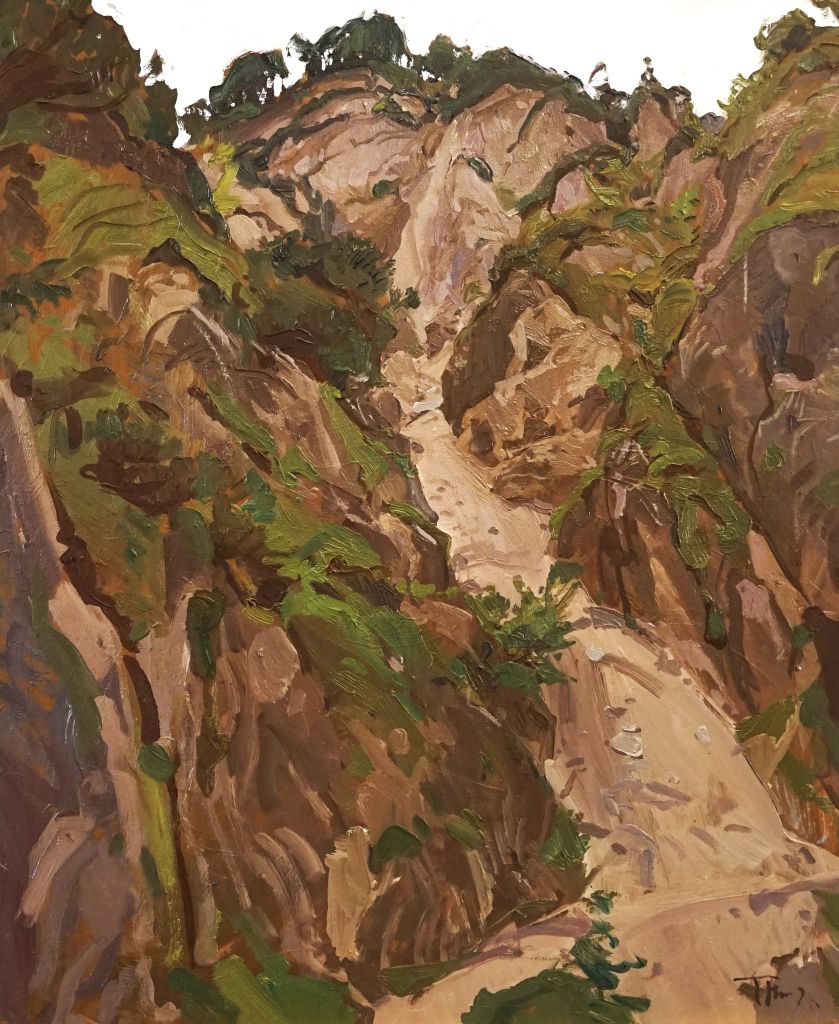 Kunstwerk mit dem Titel Erosion (Ötschergräben