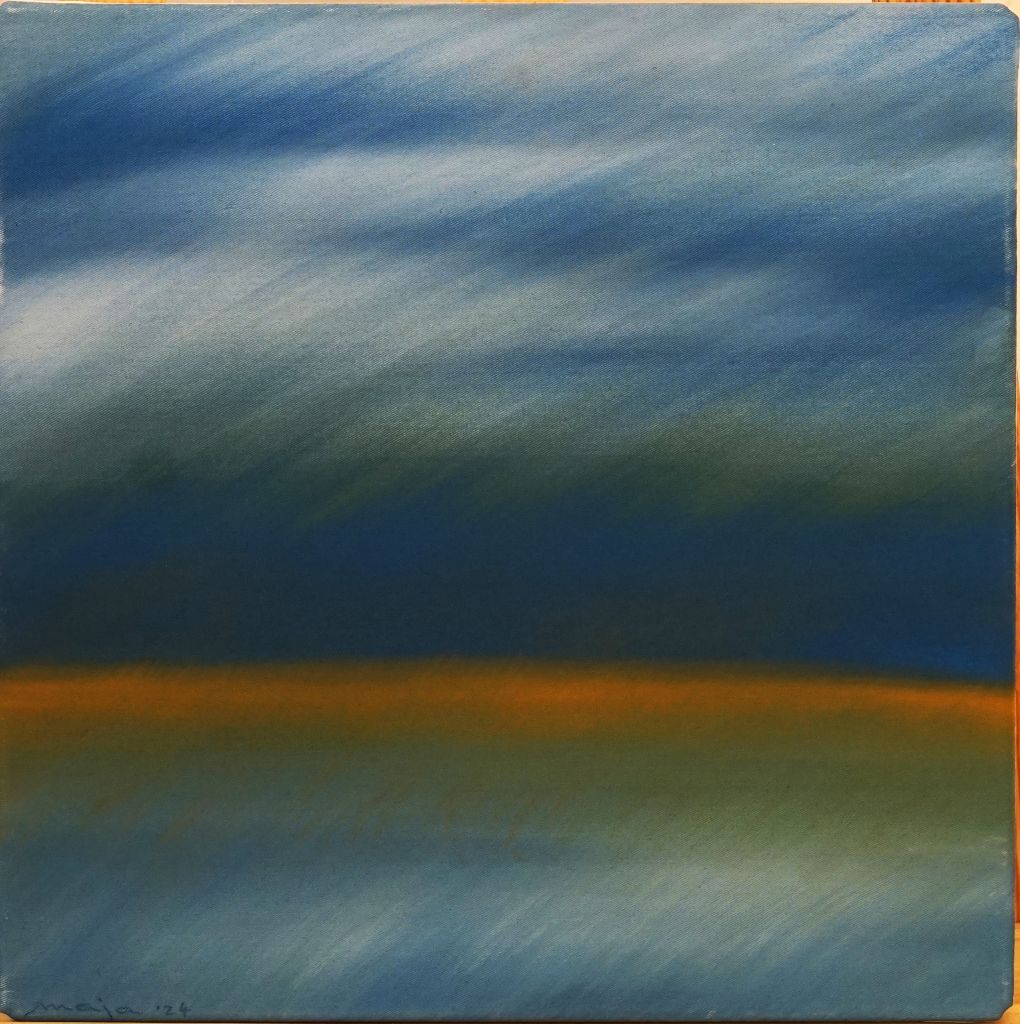 Kunstwerk mit dem Titel Wasser - Erde - Luft