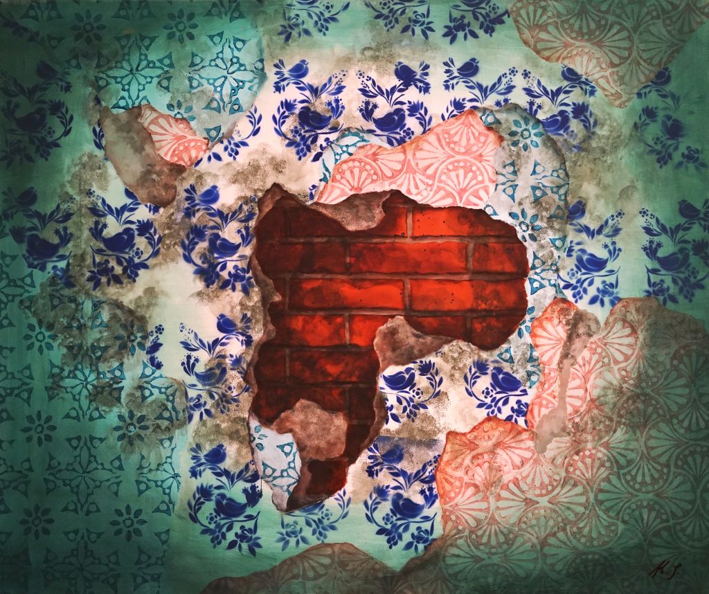 Kunstwerk mit dem Titel Fluten 2