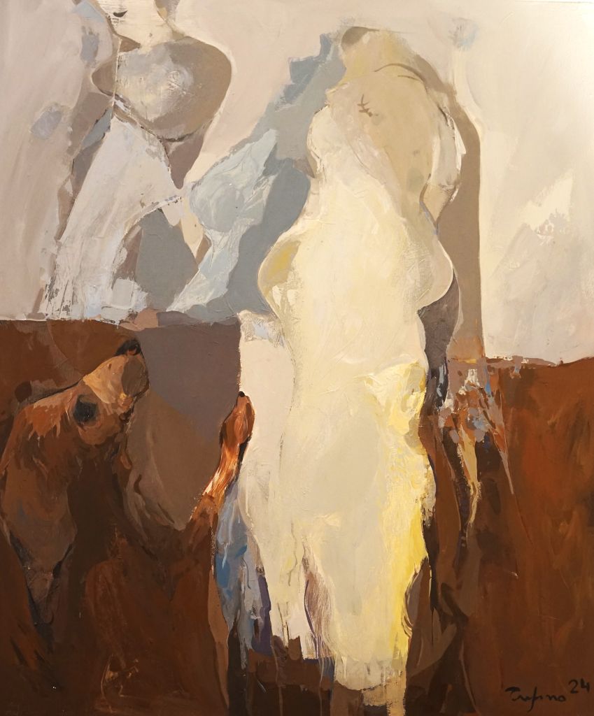 Kunstwerk mit dem Titel Die Freundschaft des Hundes